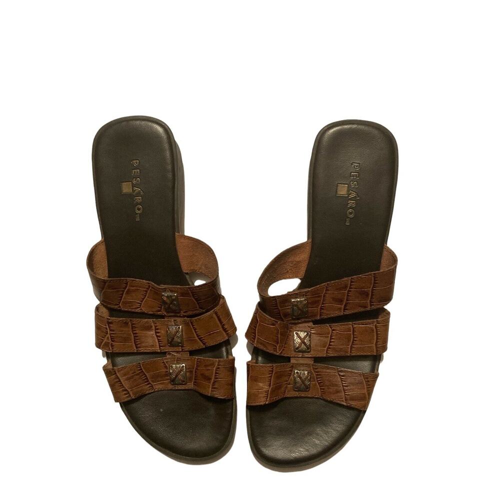 Merrell Woman's Pesaro‎ Slip On Slide Sandals Sz 7.5 Embellished